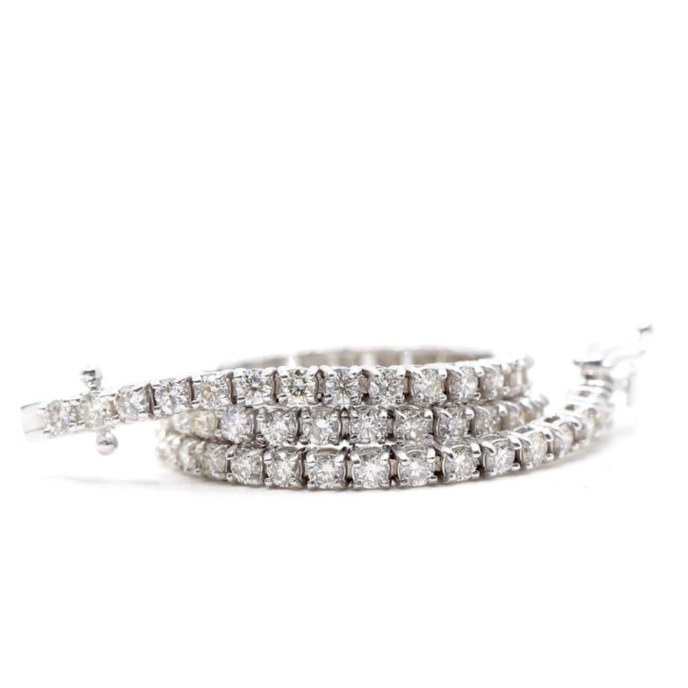 Diamond Tennis Bracelet White Gold